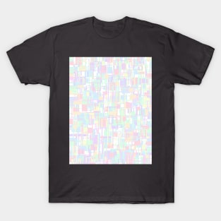 Pastel Geometric Pattern Design T-Shirt